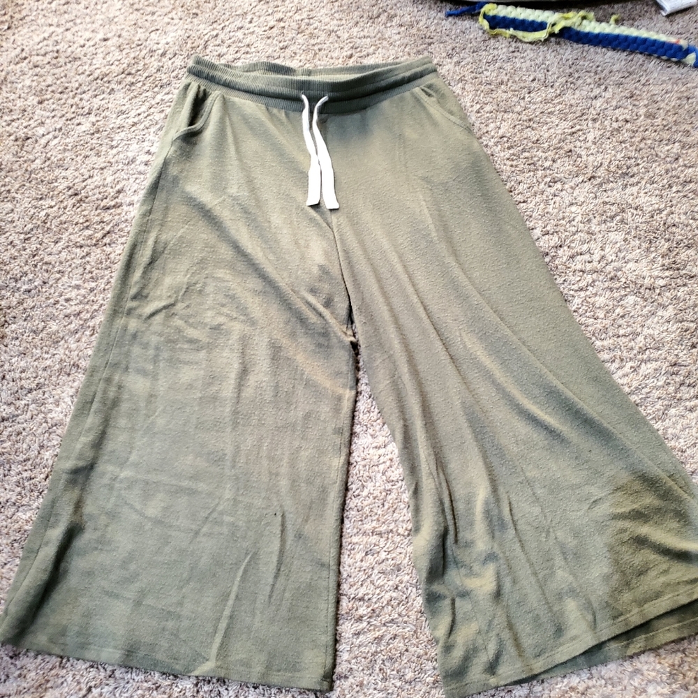Super Soft Plush Wide Leg Lounge Pant 2x